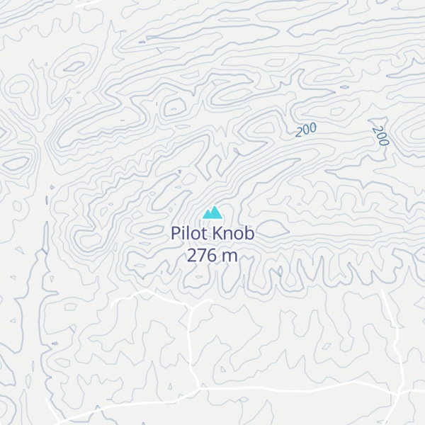 Map of Pilot Knob