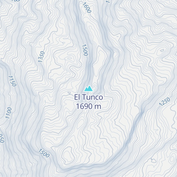 Map of El Tunco
