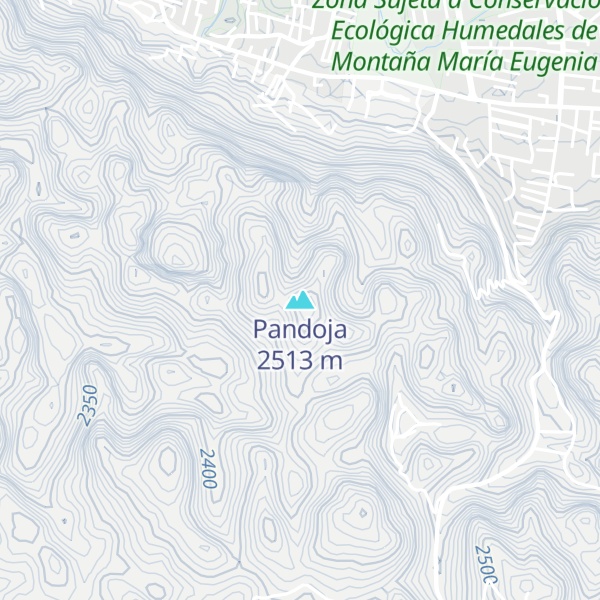 Map of Pandoja