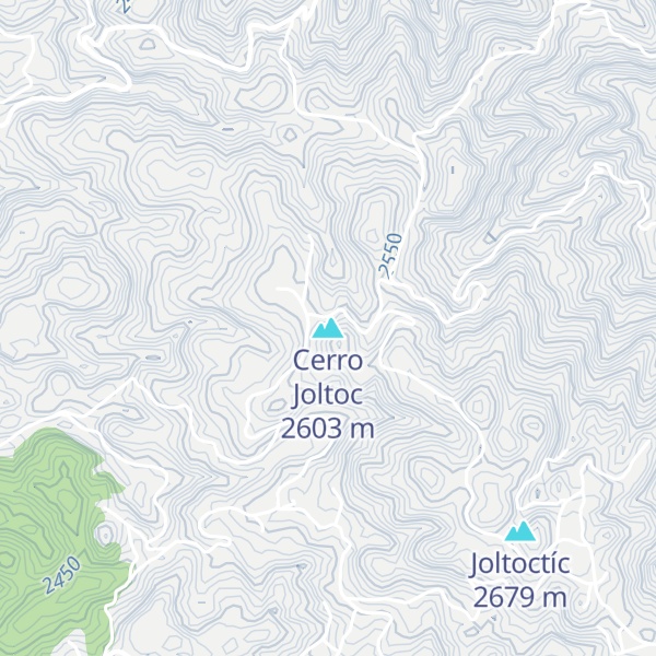 Map of Cerro Joltoc