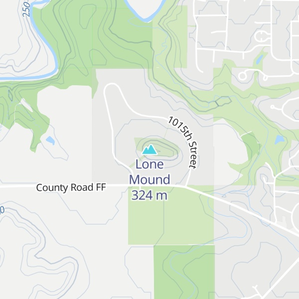 Map of Lone Mound