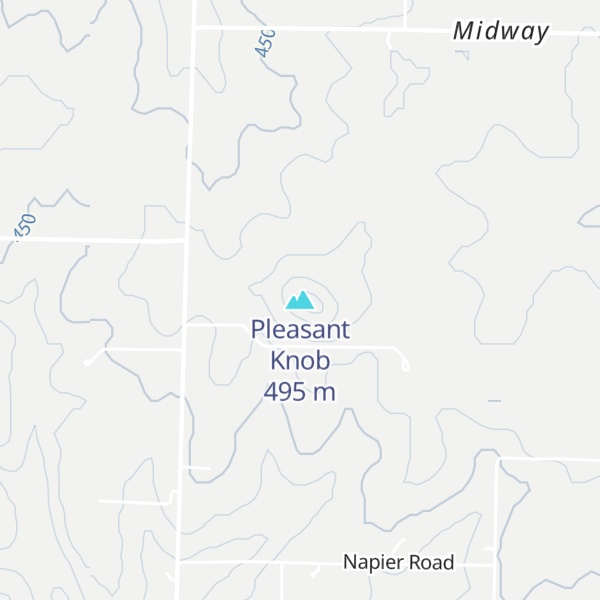 Map of Pleasant Knob
