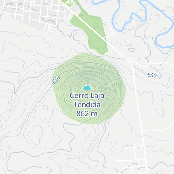 Map of Cerro Laja Tendida