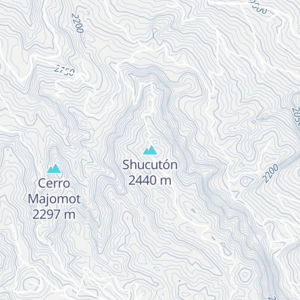 Map of Shucutón