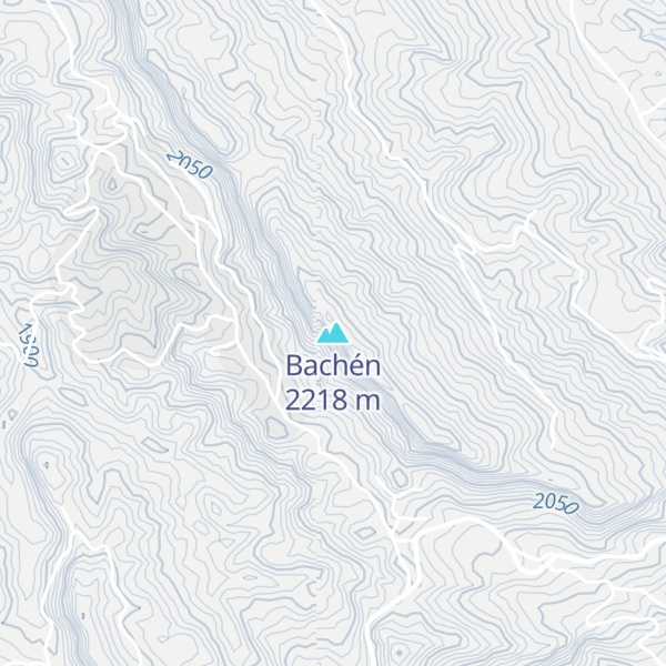 Map of Bachén