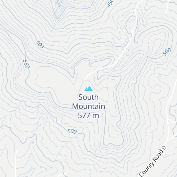 Map of South Mountain
