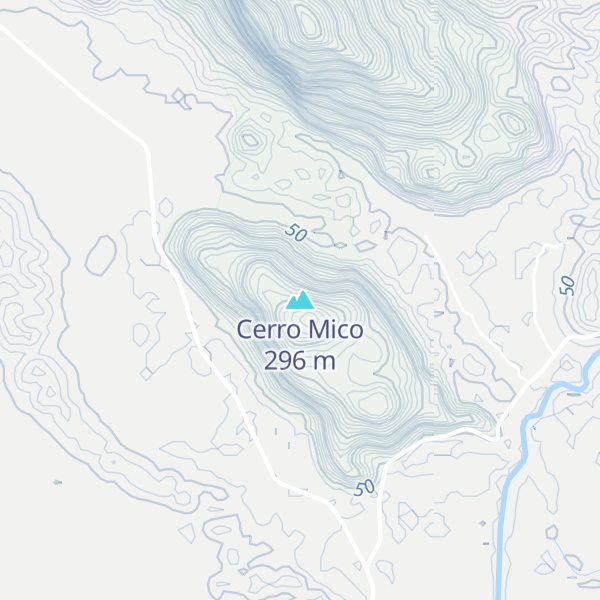 Map of Cerro Mico