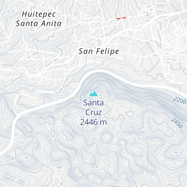 Map of Santa Cruz