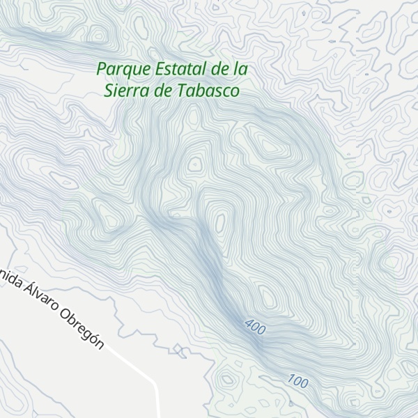Map of Cerro Chile