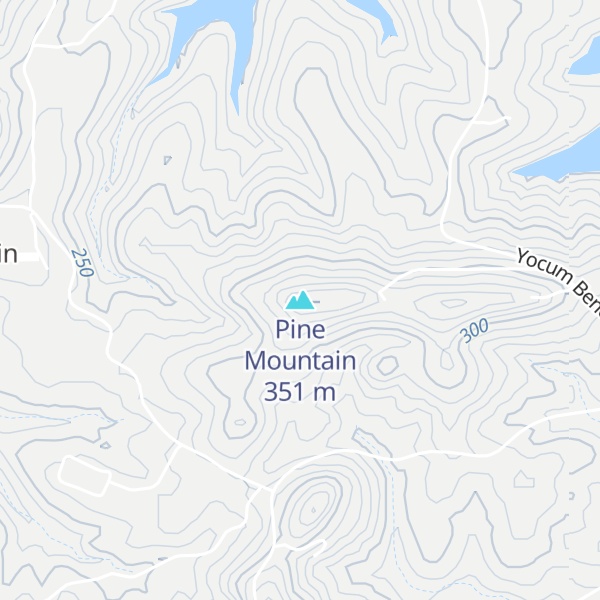 Map of Pine Mountain