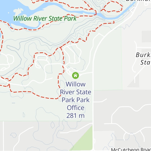 Map of Willow River State Park Park Office