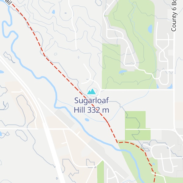 Map of Sugarloaf Hill