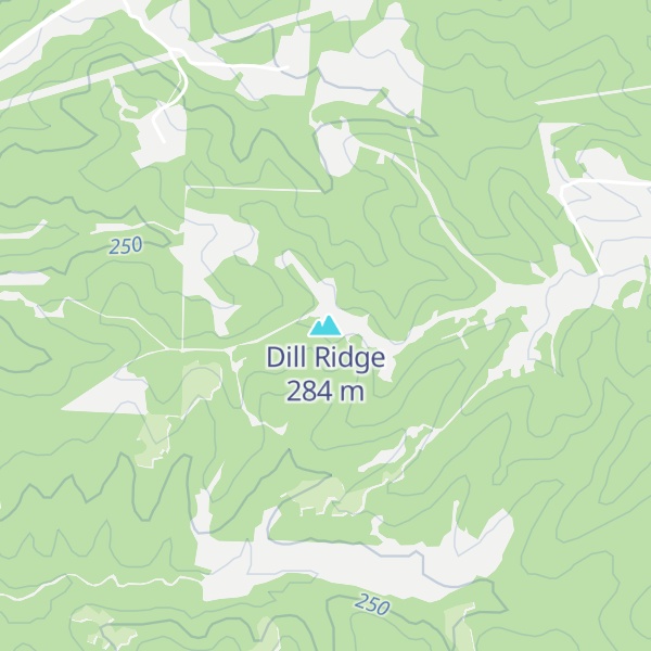 Map of Dill Ridge