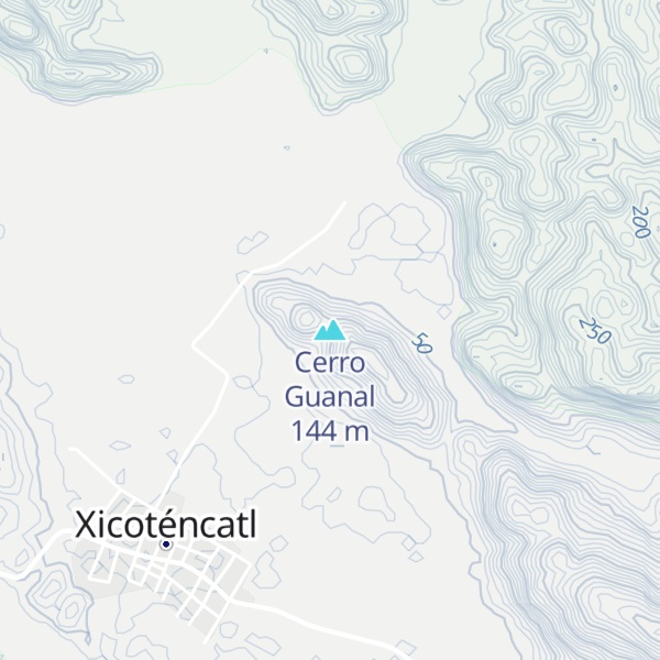 Map of Cerro Guanal