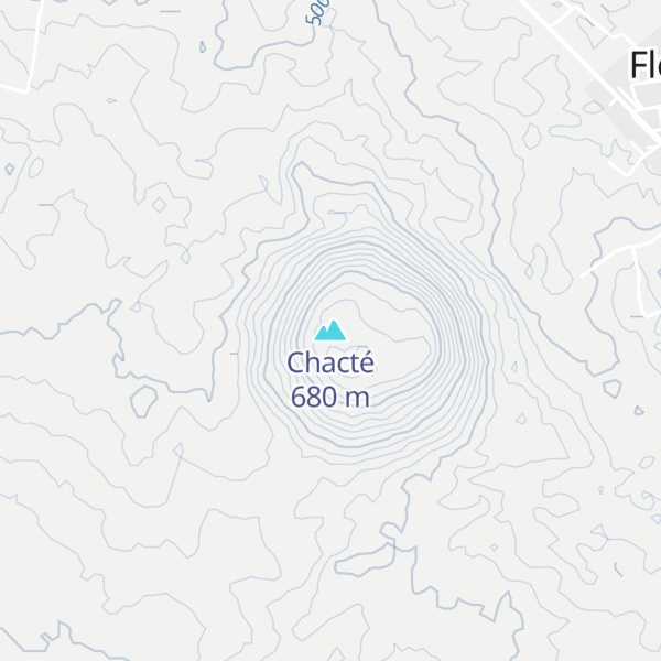 Map of Chacté