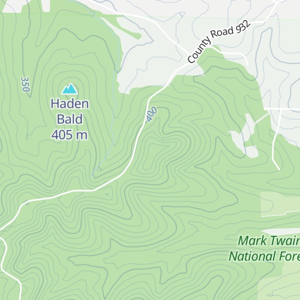 Map of Bristle Ridge