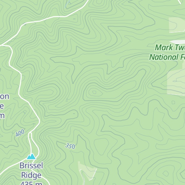 Map of Caudle Ridge