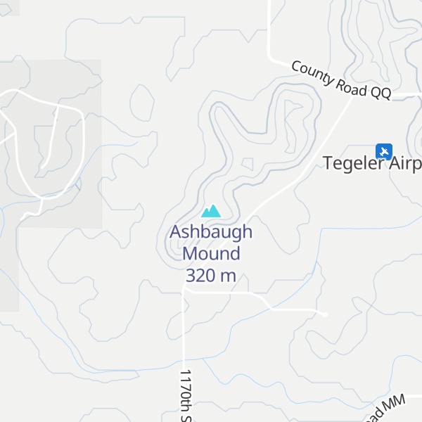Map of Ashbaugh Mound