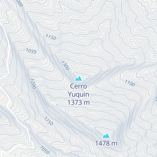 Map of Cerro Yuquin
