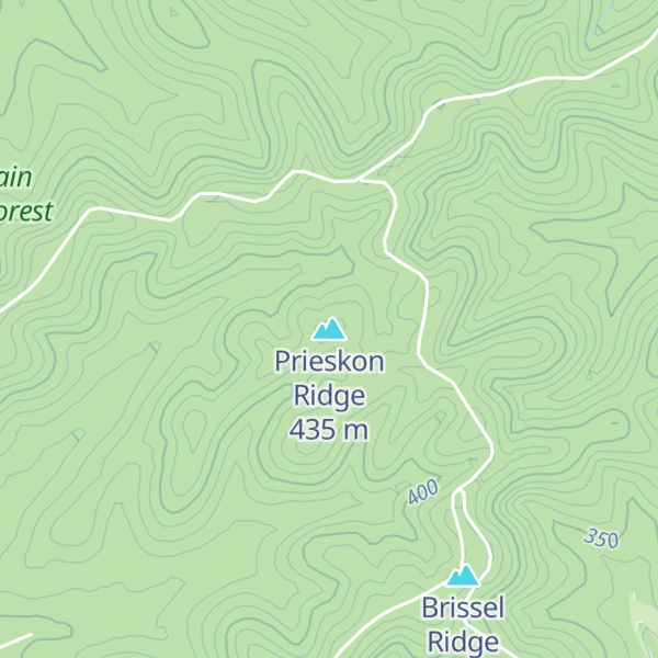 Map of Prieskon Ridge
