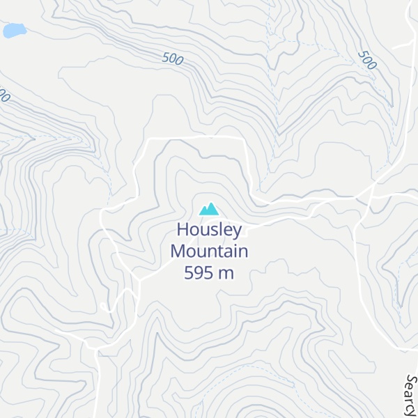 Map of Housley Mountain