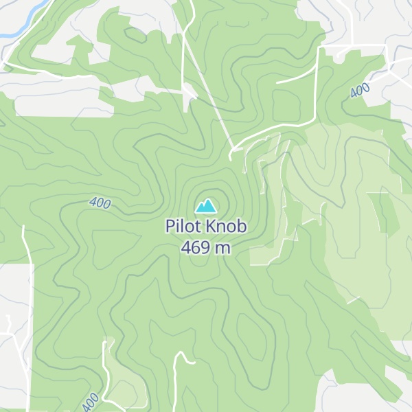Map of Pilot Knob