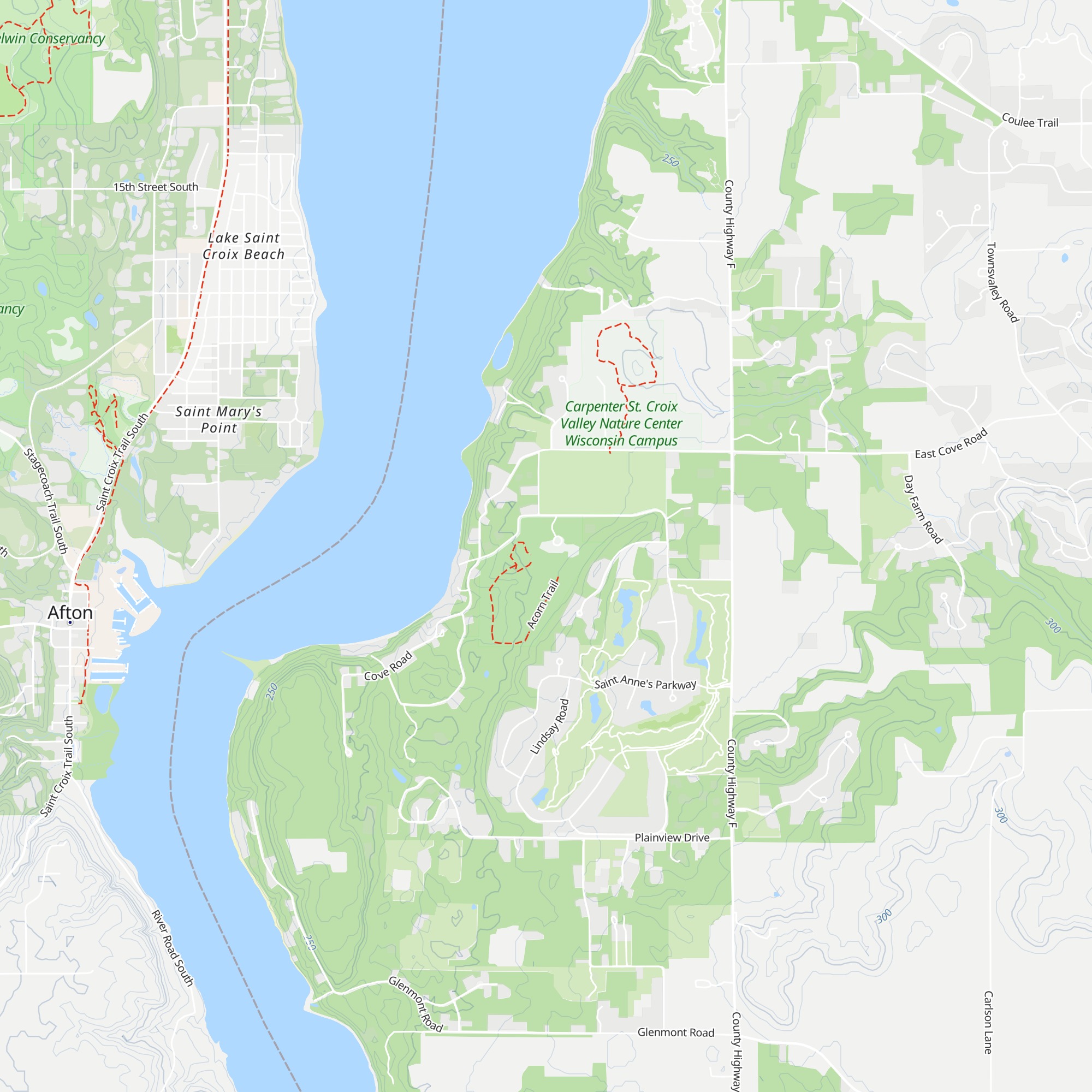 Al & Laurie Hein Visitor Center map