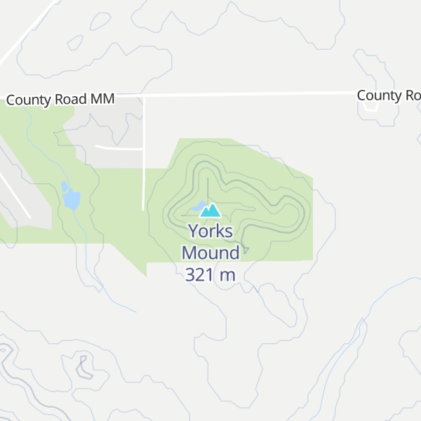 Map of Yorks Mound