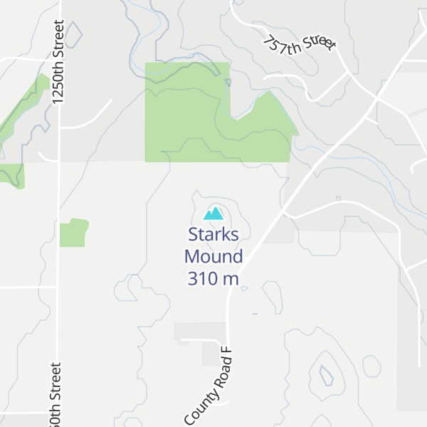 Map of Starks Mound