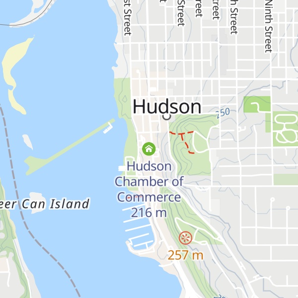 Map of Hudson Chamber of Commerce