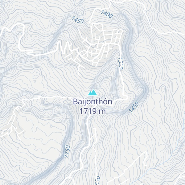 Map of Baijonthón
