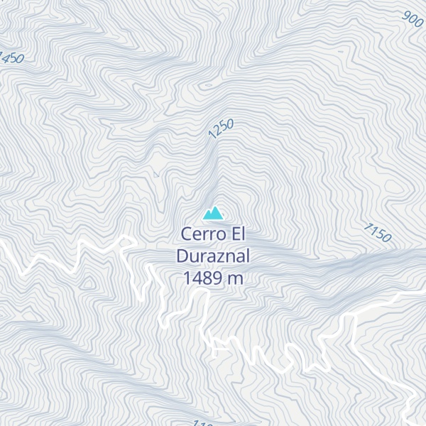 Map of Cerro El Duraznal