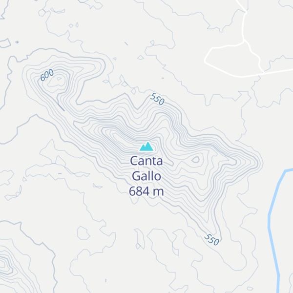 Map of Canta Gallo