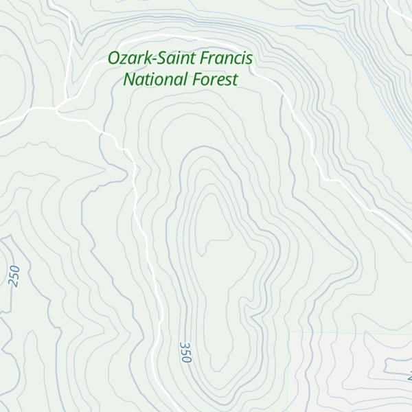 Map of Tackett Mountain