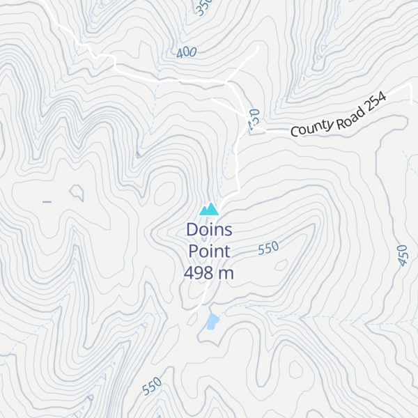 Map of Doins Point