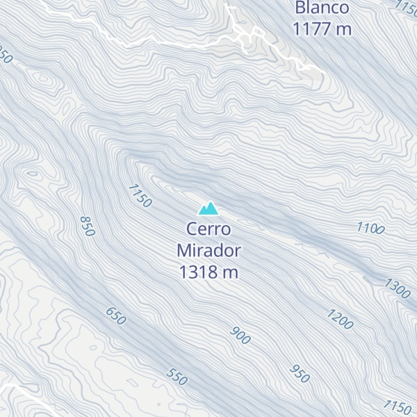 Map of Cerro Mirador
