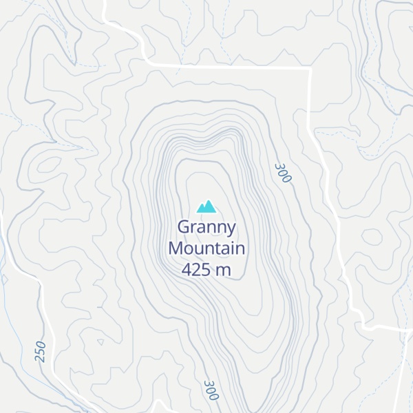 Map of Granny Mountain
