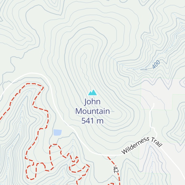 Map of John Mountain