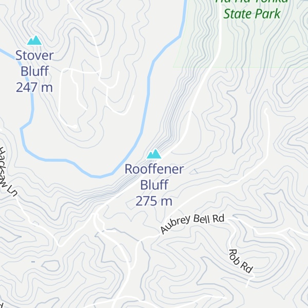 Map of Rooffener Bluff