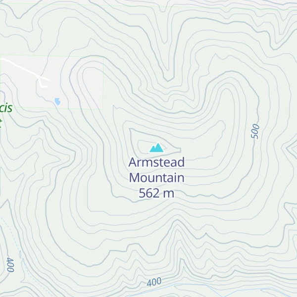 Map of Fork Mountain