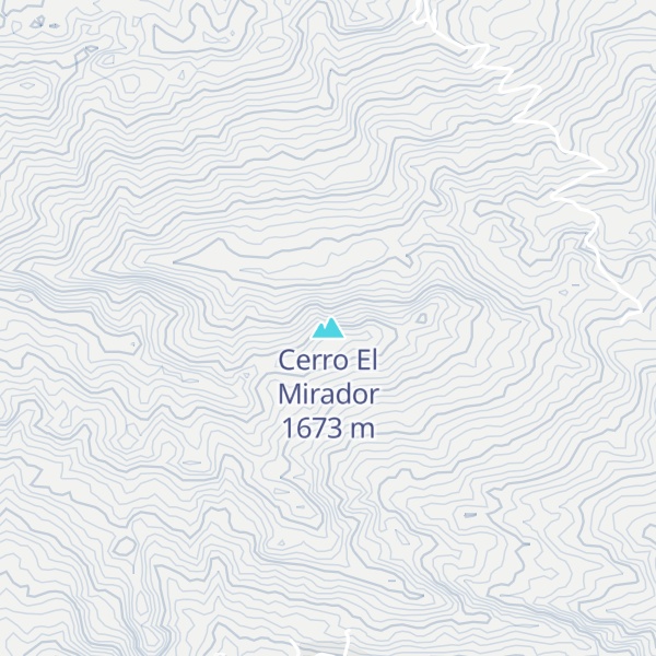 Map of Cerro El Mirador