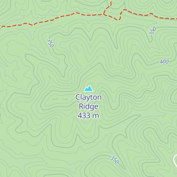 Map of Clayton Ridge
