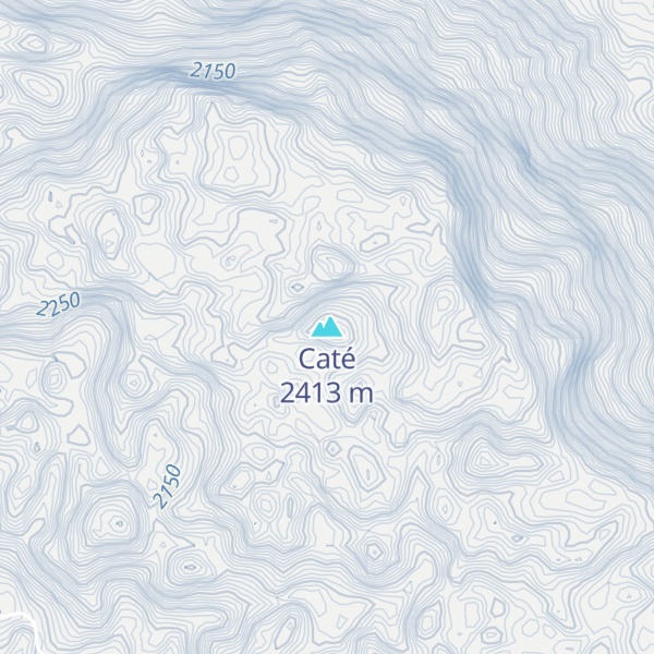 Map of Caté