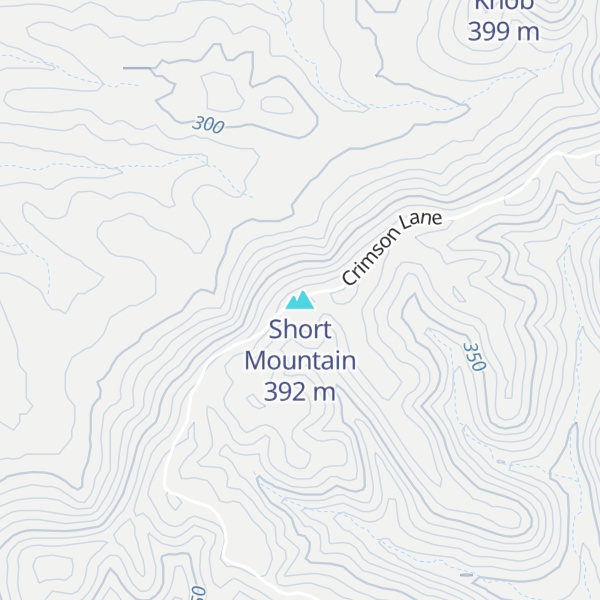 Map of Short Mountain