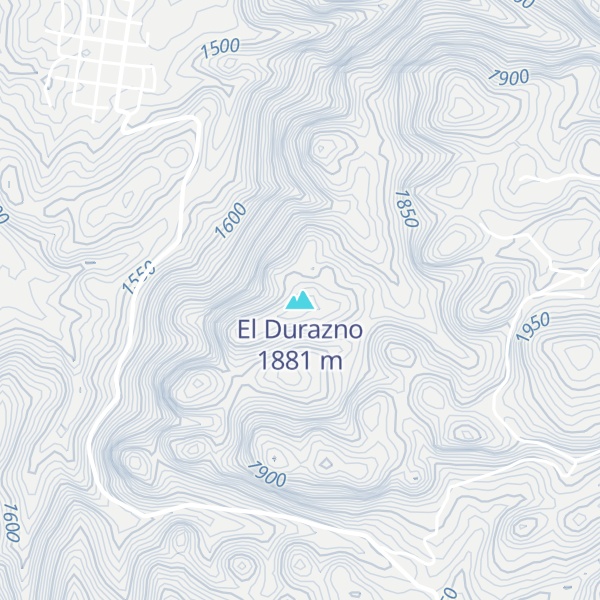 Map of El Durazno