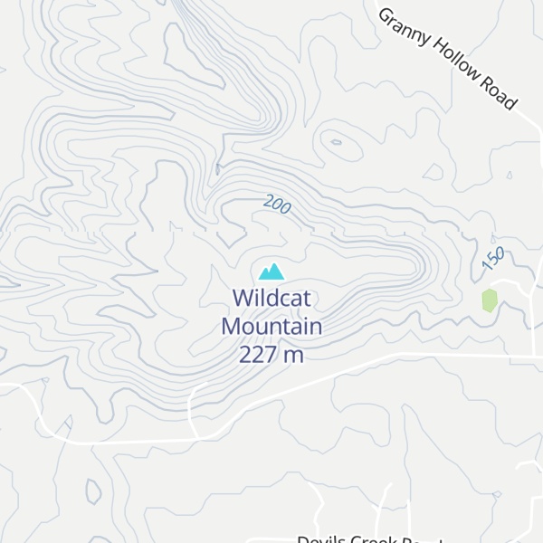 Map of Wildcat Mountain