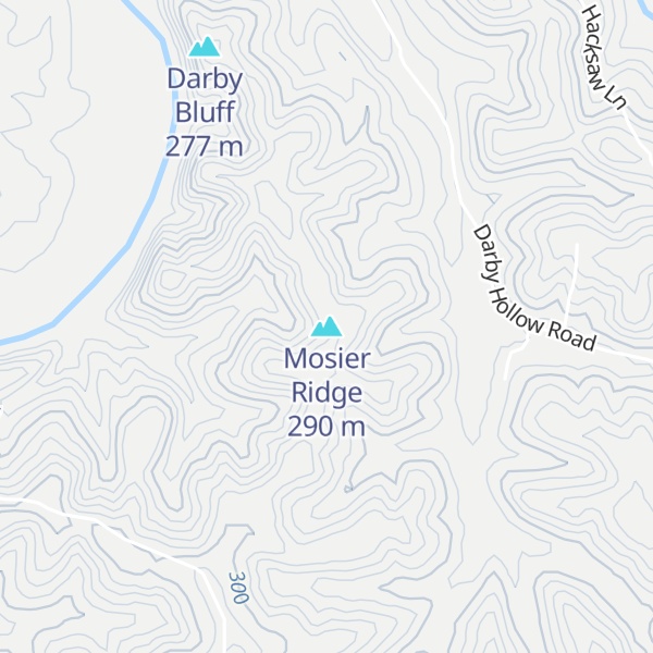 Map of Mosier Ridge