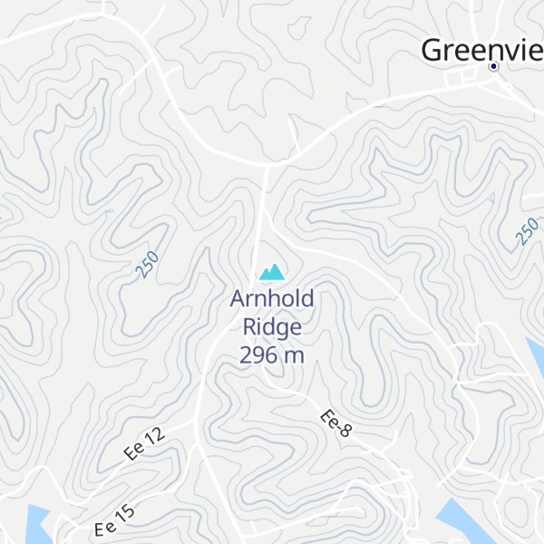 Map of Arnhold Ridge