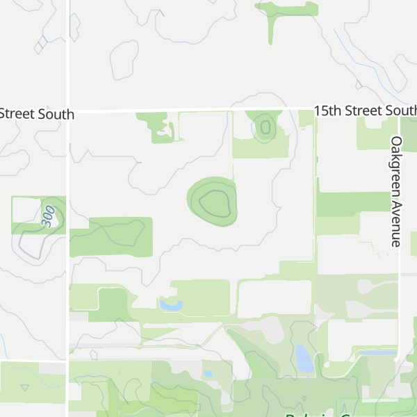 Map of Bissel's Mound