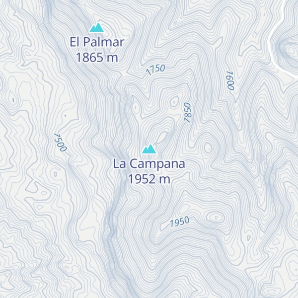Map of La Campana